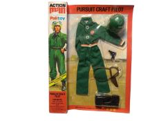 Palitoy Action Man (1978-1984) Pursuit Craft Pilot Outfit, in locker box packaging No.34323 (1)