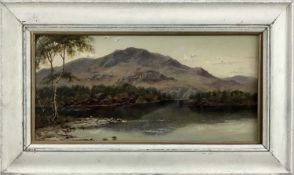 Probably W. Mathieson, 19th century oil on canvas, Highland scene, monogrammed, dated (18) '90?, rel