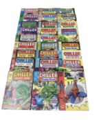 Marvel Digest Series, Chiller pocket book issues #1 - #12, #14 - #22 and #25 - #28. Also to include
