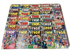 Marvel Comics The Mighty Thor, 1970's (English and American price variants). To include #191 - 1st a