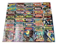 Mixed Marvel Horror Lot to include Adventure into Fear The Man Called Morbius...The Living Vampire #