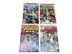 Marvel Comics Luke Cage, Power Man #22 #23 #49 & Power Man and Iron Fist #50 (UK Price Variant) Firs