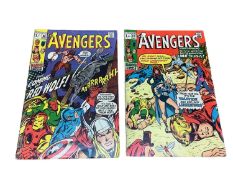Marvel Comics The Avengers #80 & #83 (1970) (UK Cover Price) First appearance and origin of Red Wolf