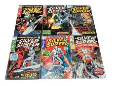 Six Marvel Comics The Silver Surfer #11-13 #16-18 (1969/70) (UK and American Price Variant)