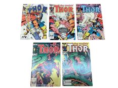Marvel Comics The Mighty Thor #337-341 (1983/84) (American Price Variant) First and second appearanc