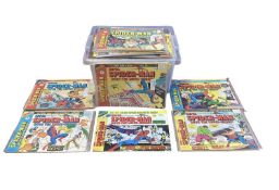 Marvel Comics Super Spider-Man weekly, issues #158 - #310 (1976 to 1979). Approximately 150 magazine