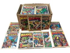 Marvel Comics the mighty world of Marvel weekly magazine (1972 to 1979), a large group to include is