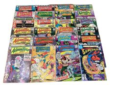 DC Comics Superman (1980's) and Adventure Comics (1960's) approximately 44 comics in lot