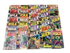 Marvel Comics The Incredible Hulk, Mostly 1970's (English and American price variants). To include #