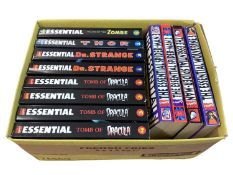 Quantity of Marvel Comics: Essential to include Tomb of Dracula Vol 1-4, Tales of The Zombie Vol , S