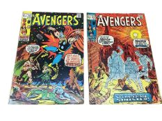 Marvel Comics The Avergers #84 & #85 (1971) (UK Price Variant)