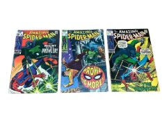 Marvel Comics The Amazing Spider-Man #78 #79 #93 (1969-71) (UK and American Price Variants) First ap