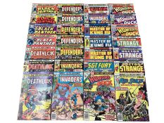 Mixed Marvel Comics to include Black Panther #7 #8 #12 #13 (1978) First appearance of Bashenga in is