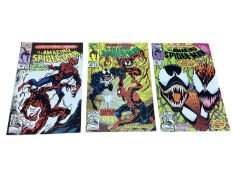 Marvel Comics the Amazing Spider-Man #361, #362 and #363, 1992 (American price varients). #361 - fir
