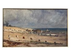 J Ford (19th century) watercolour - At Littlehampton, Surrey, signed and dated 1886, titled verso, 1