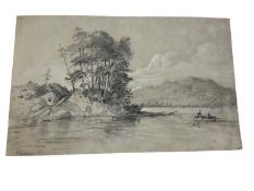 Good group of 19th century works on paper. (12)