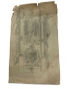 Manner of James Abbot Macneill Whistler (1834-1903), pencil - Theater boxes, 34 x 20cm