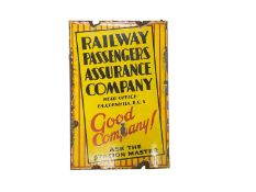 Original 'Railway Passengers Assurance Company, Head Office: 64. Cornhill. E.C.3. Good Company! Ask