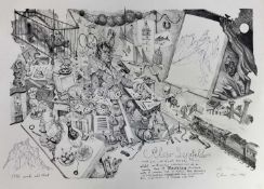 Chris Orr (b.1943) lithograph - 1796 and all that, pencil signed, dated and titled, proof aside of t