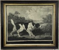 "Thunder" Old English Setter mezzotint on wove, not laid down William Ward after HB Chalon "Horse pa