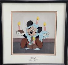 Walt Disney limited edition cel - 'Happy Birthday' from Mickey's Birthday Party (1942), with Certifi