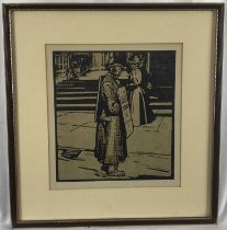 After Sir William Nicholson, pair lithographs, London Types: London Coster (Hammersmith) and Sandwic
