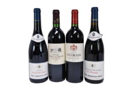 Four bottles, Paul Jaboulet Aine Cornas 2014, Beaumes-de-Venise Le Paradou 2007, Chateau Cambon La P