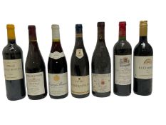 Twelve bottles, French reds including Maison Champy Cote de Beaune Villages 2008 (5) and others