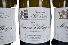 Twelve bottles, Domaine J. M. Boillot Macon-Villages 2015, in orignal card box