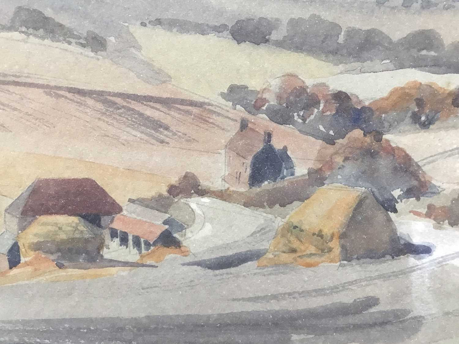 Frank Pearsons watercolour - Devils Dyke - Image 2 of 5