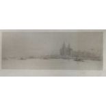 William Walcot (1874-1943) etching - Liverpool, signed