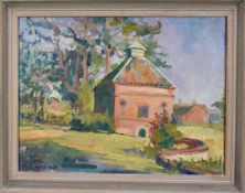 *Mary Millar Watt (1924-2023) oil on canvas, Thornage Hall, signed, 35 x 48cm, framed