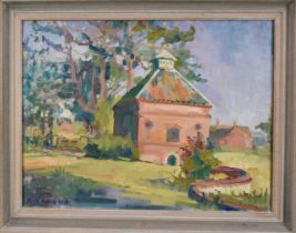 *Mary Millar Watt (1924-2023) oil on canvas, Thornage Hall, signed, 35 x 48cm, framed