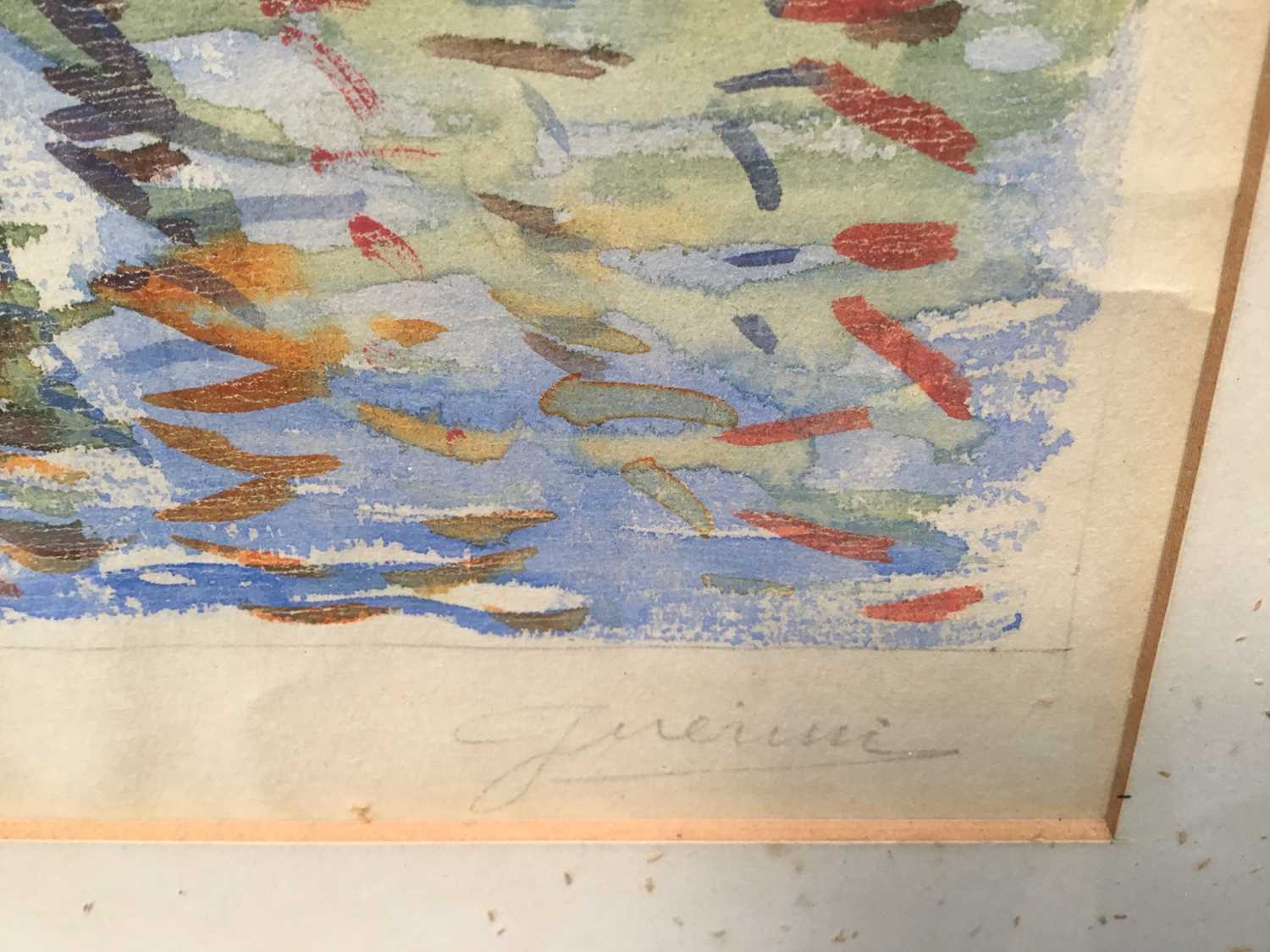 French school, mid 20th century, watercolour- St Tropez - Image 3 of 4
