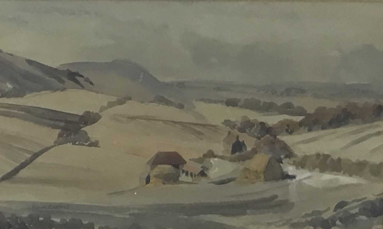 Frank Pearsons watercolour - Devils Dyke