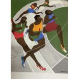 Jacob Lawrence - original 1972 Munich Olympics poster