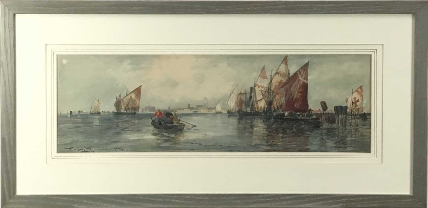 Thomas Bush Hardy (1842-1897), Venetian Lagoon scene