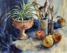 Louise Millar Watt (b. 1963) oil on canvas, Still life, 41 x 51cm, unframed