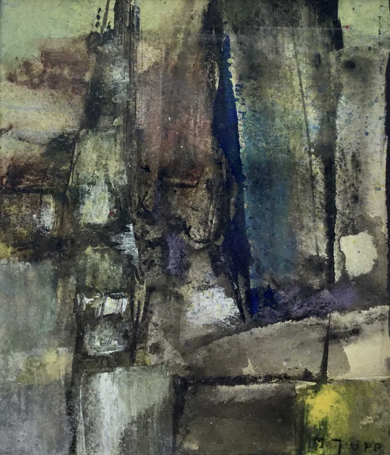 Mona Jupp (b. 1932) mixed media abstract