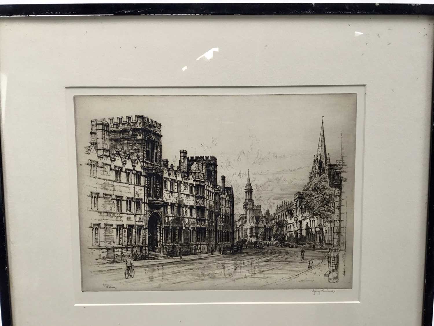 Sydney Robert Jones (1881-1966) etching pencil signed - Image 2 of 10