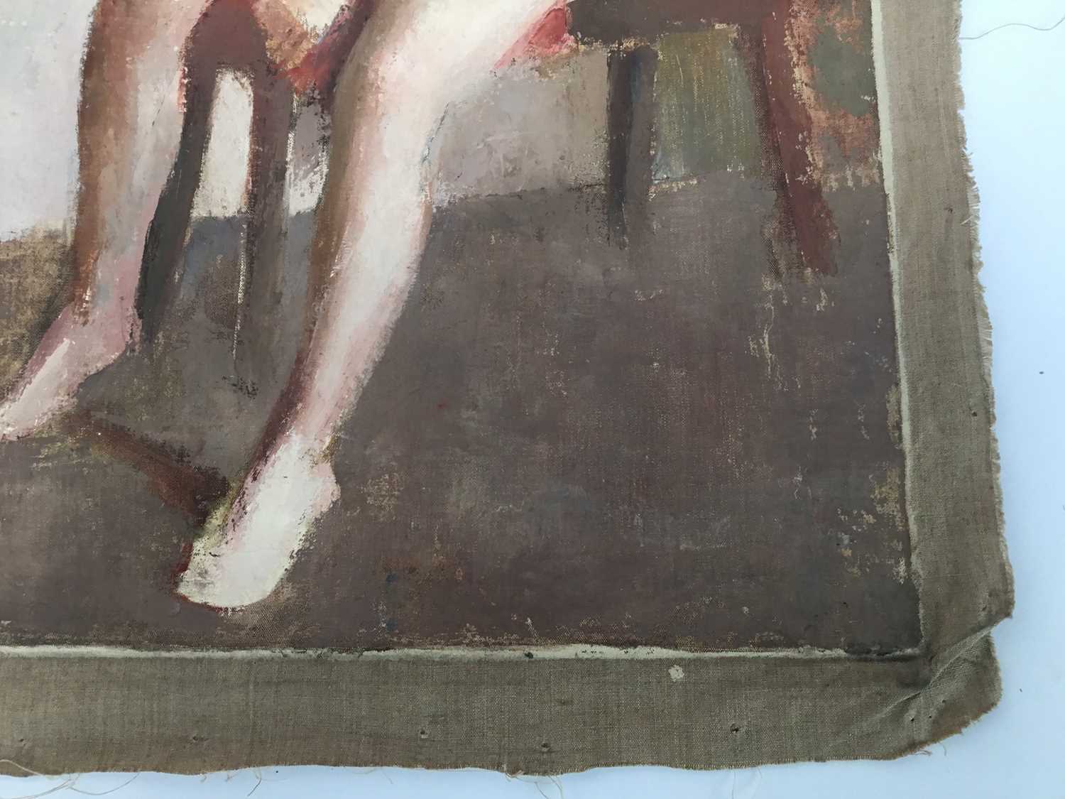 Mary Millar Watt (1924-2023) three unstretched oils on canvas - Image 13 of 20