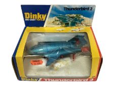 Dinky (1970's) Gerry Anderson's diecast Thunderbird 2 (includes T4), in window box (window split) No