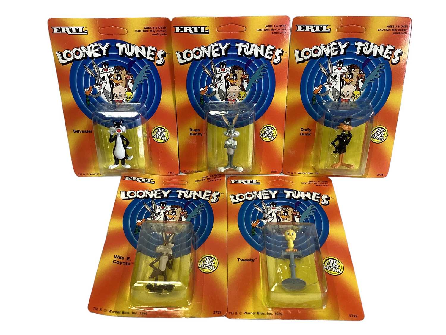 ERTL Warner Bros Looney Toons Characters, on card with bubblepack (11) - Image 2 of 2