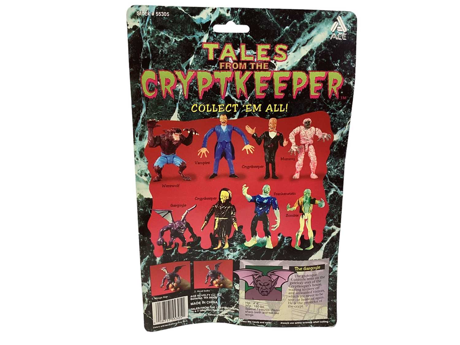 Ace Novelty Tales from the Cryptkeeper 5" action figures including Frankenstein, The Cryptkeeper, Th - Image 12 of 12