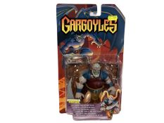 Kenner Giochi Preziosi (c1995) Gargoyles Hudson action figure, on card with bubblepack (1)