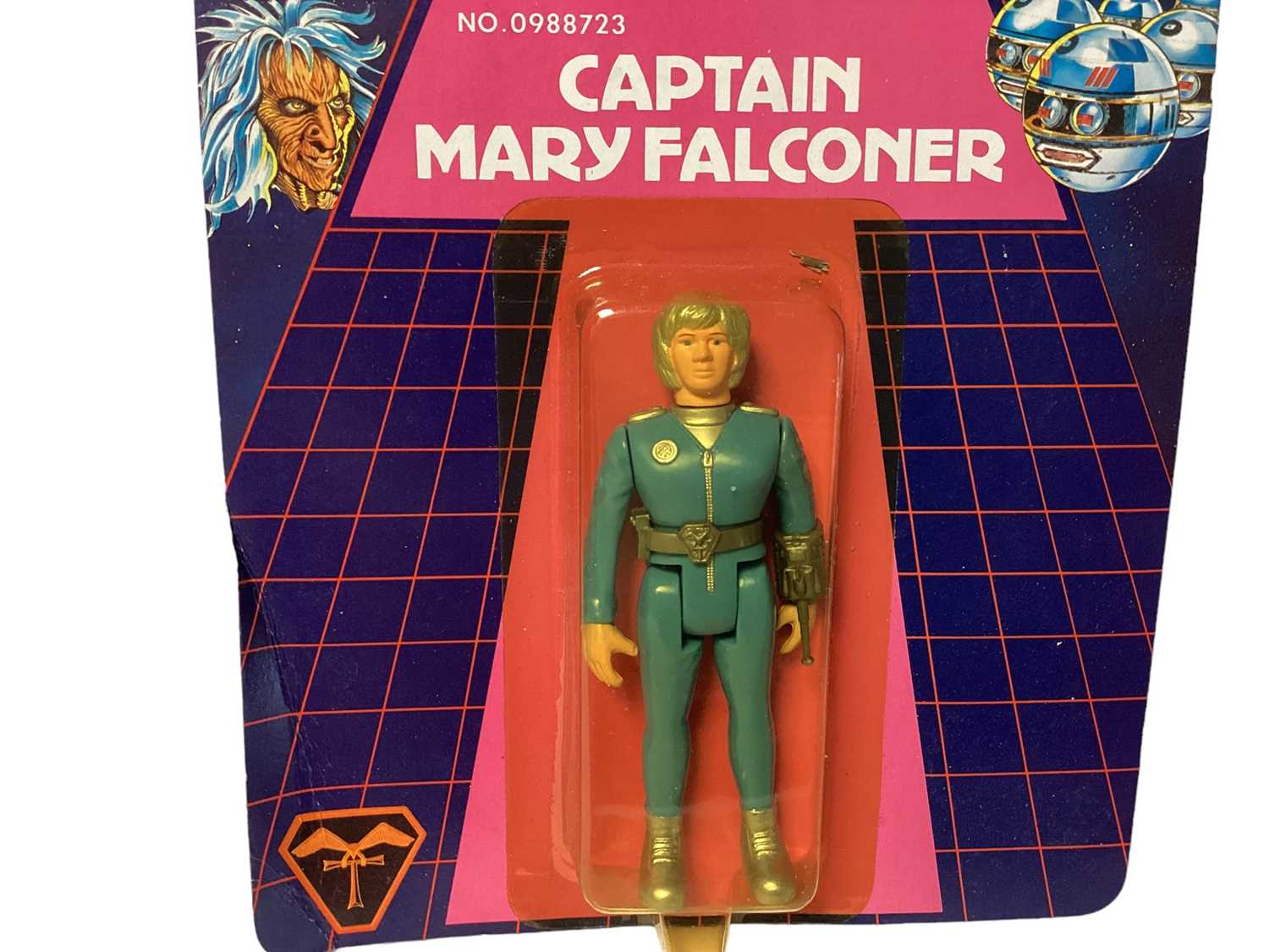 Bandai (c1983) Gerry Anderson & Christopher Burrs Terrahawks action figures including Captain Mary F - Bild 2 aus 11