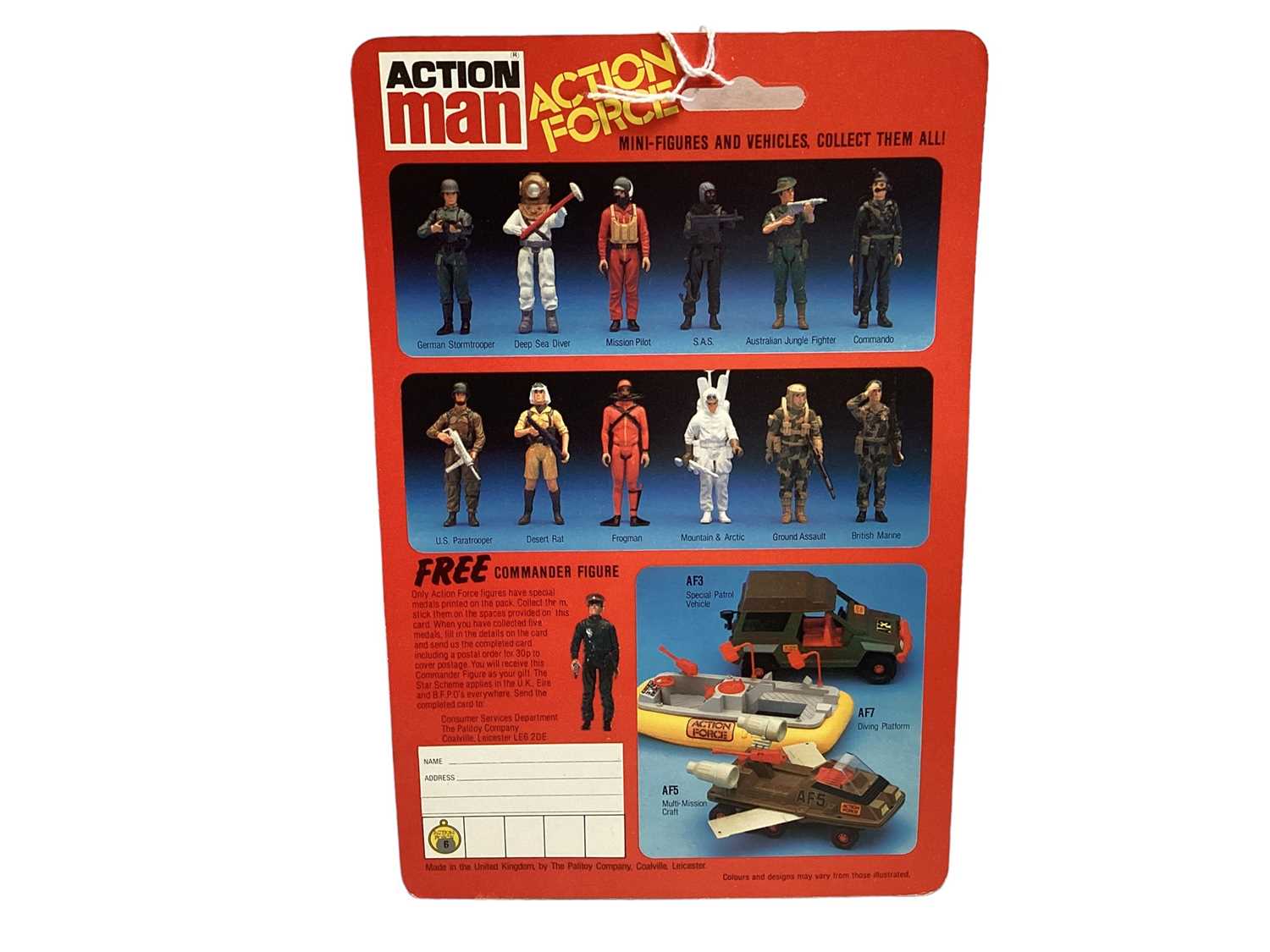 Palitoy Action Man Action Force Series 1 S.A.S, on card with blister pack (1) - Image 3 of 3