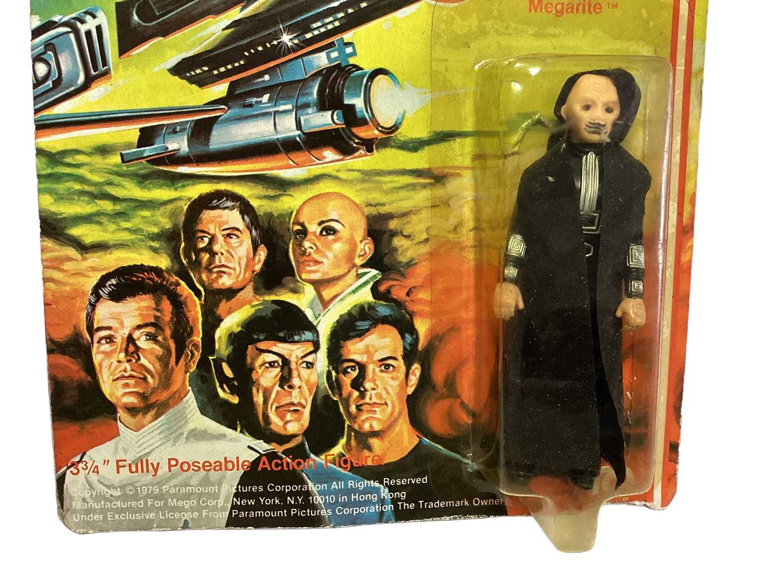 Mego Corp (c1979) 5 Face Star Trek Megarite 3 3/4" action figure, on card with bubblepack No.91201/2 - Image 2 of 3