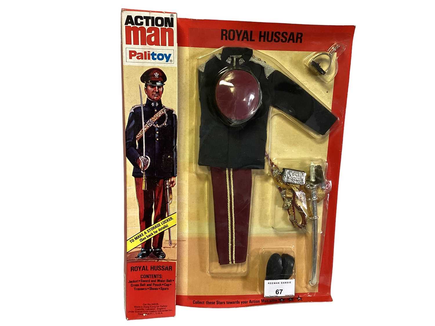 Palitoy Action Man (1981-1984) Royal Hussar Uniform, in locker box No.34325 (1)