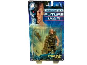 Kenner (c1993) Terminator 2 Future War Cyber-Grip Villain 5 1/2" action figure, on card with bubblep